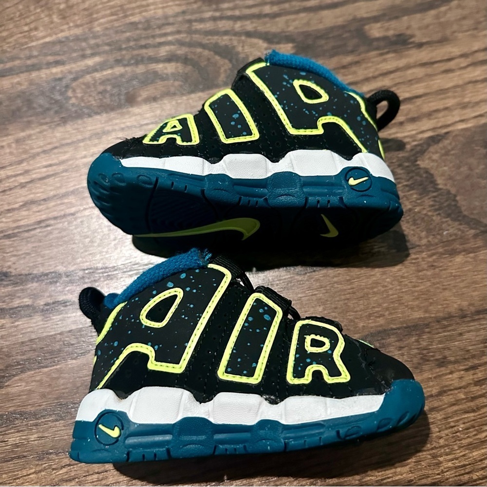 New Nike Air More Uptempo "Black/Geode/Teal" 4C
